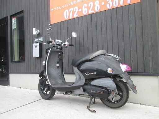 ★6万円　ビーノFi　インジェクションモデル！SA37J　セル1　実動車★ヤマハ　VINO　黒 ☆6万円 ビーノFi インジェクションモデル！SA37J セル1 実動車