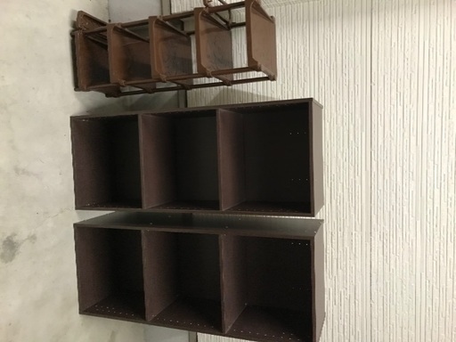 カラーボックス２つと靴箱です フジ777 七条の収納家具 カラーボックス の中古あげます 譲ります ジモティーで不用品の処分