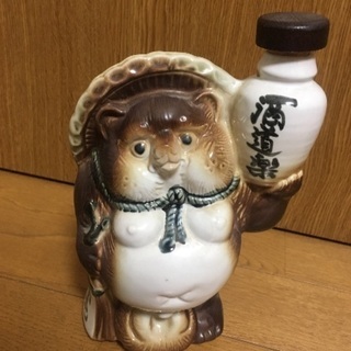 たぬきの酒瓶