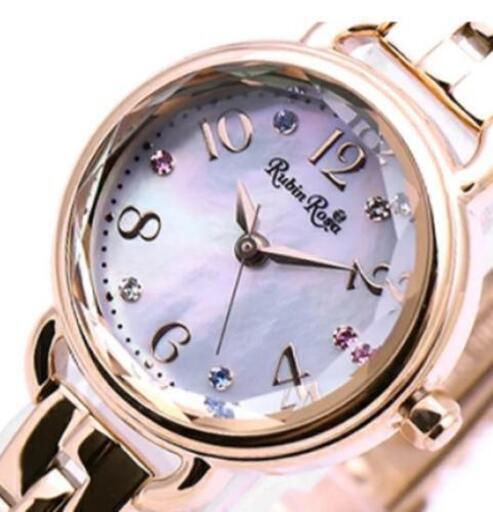 ルビンローザ ソーラー腕時計レディースウォッチ 新品未使用⤵️          プレゼント・お祝いにどうぞ