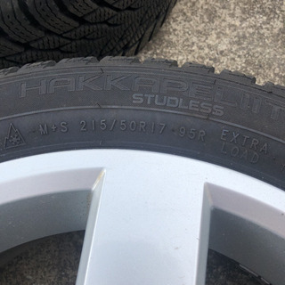 純正　215 50 R17  7.5J スタッドレス　ホイール v70