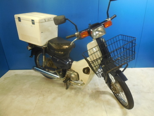 HONDA スーパーカブ50E 青 期間限定値下げサマーセール 諸経費０円 始動確認済み 自賠責加入で乗れます 即納車有り 激安 横浜 都筑 宮前