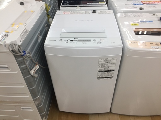 安心の1年保証付き！TOSHIBA　全自動洗濯機　4.5㎏【トレファク岸和田店】 11161円