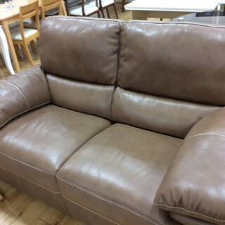 【駅近】2人掛けｿﾌｧｰ　定価155,500円　ロギンス　BROWN【トレジャーファクトリー南柏店】