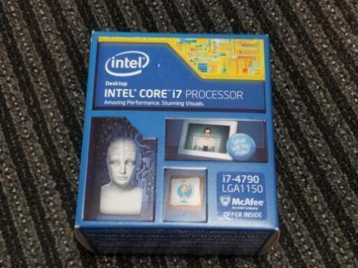 インテル  Core i7 4790 BOX リテールケース＆クーラー付