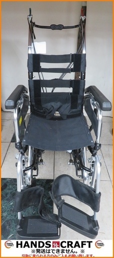 【引取限定】ミキ 車いす 中古品 店頭展示品 黒 SKT-8 手動 リクライニング【小倉南区葛原東】