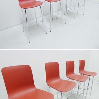 正規品 Vitra ヴィトラ HAL ハル Stool スツール カウンターチェア 4脚 セット ジャスパーモリソン