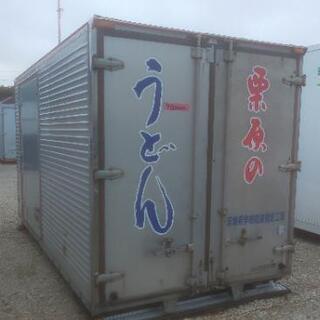 南京錠2個付き】【鍵穴付き】【横扉付き】【中はステンレス】【3t車