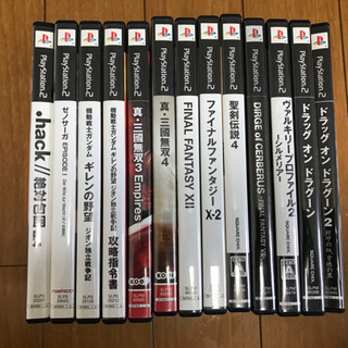 PS2 ゲームソフト13本セット+DVD