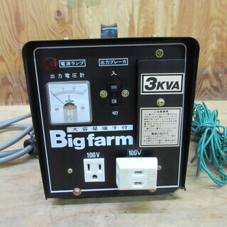 北越物産 ポータブル変圧器 BF-30 動作確認済み 入力 200V 出力