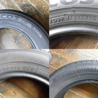 発送OKバリ山★175/65R14★ヨコハマ ４本　K-15