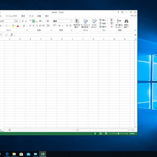 デスクトップパソコン（windows10 Professional）Excel2013