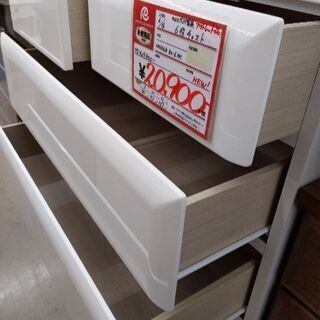 【値下げしました!!】0712-07 未使用品 大川家具 6段チェスト 80幅 参考上代約2.5万 値下げしました!!】0712-07 未使用品 大川家具 6段チェスト 80幅 参考
