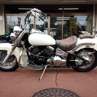 NO.3315 ドラッグスター400クラシック 2in1マフラー アップ