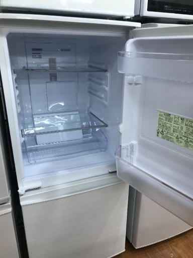 1年保証付き2ドア冷蔵庫 SHARP 2018年モデル