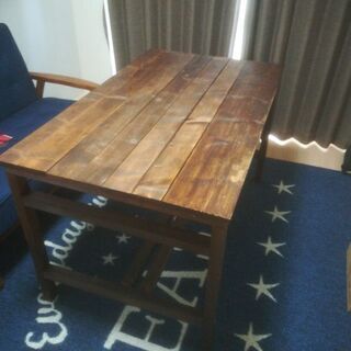 DIY 木材　ダイニングテーブル