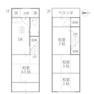 奉還町商店街店舗付き戸建て - 岡山市