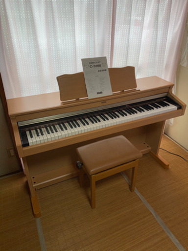 【お譲りする方が決定致しました！】KORG コルグ 電子ピアノ 88鍵キーボード CONCERT C-3200 キーボード