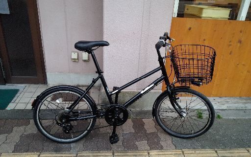 BRIDGESTONE Mark Rosa mini[マークローザ ミニ]20吋 ミニベロ(小径車) アルミ/7speed/点灯虫/ブラック