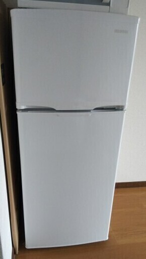 【取りに来れる方限定】アイリスオーヤマ冷蔵庫　AF118-W（2019年製）