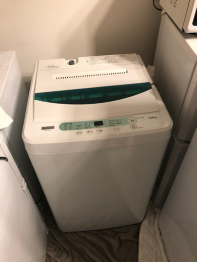 洗濯機 4.5㎏ 山田電機製 2019年式