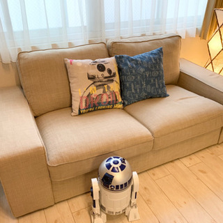 IKEA 2PソファとStarWarsのクッション・玩具セット