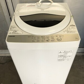TOSHIBA 東芝 全自動洗濯機 5.0kg 2018年製