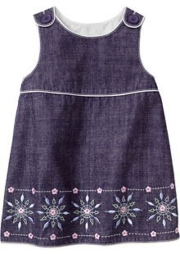 新品 90 Gapギャップ ワンピース デニム花刺繍 うたこ 東羽衣のキッズ用品 子供服 の中古あげます 譲ります ジモティーで不用品の処分