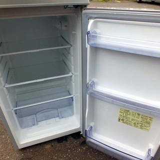 苫小牧バナナ】2014年製 シャープ/SHARP 118L冷蔵庫 右開き SJ-H12Y-S