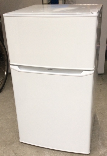 【RKGRE-398】特価！ハイアール/85L 2ドア冷凍冷蔵庫/JR-N85C/中古品/2019年製/当社より近隣無料配達！
