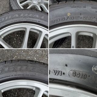 ランサーエボリューション９純正　１７インチ　４本セット