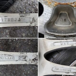 ランサーエボリューション９純正　１７インチ　４本セット