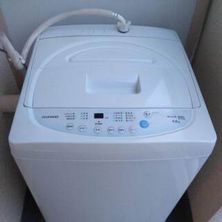 DAEWOO 4.6kg 全自動洗濯機 ホワイトダイウ DW-P...