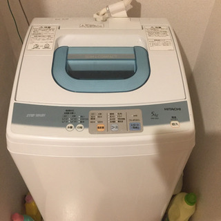 洗濯機 日立 5kg 2011年製