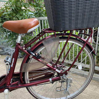 お譲り先決まりました！子乗せ非電動自転車(ふらっかーずプリミヤ ボルドーレッド)