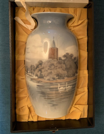 補足ロイヤルコペンハーゲン アンティークの花瓶