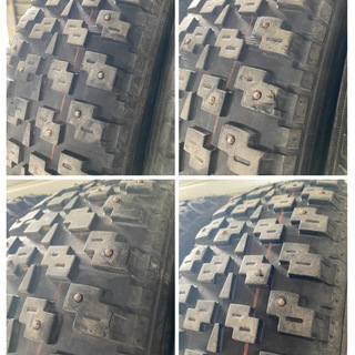 超希少【抜け少】スパイクタイヤ　195/65R15 ダンロップ　SP53 プリウス　ノア　ヴォクシー　ウィッシュ　セレナ　ステップワゴン