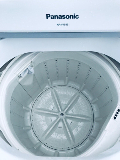 ①170番 Panasonic✨全自動電気洗濯機✨NA-F45B3‼️