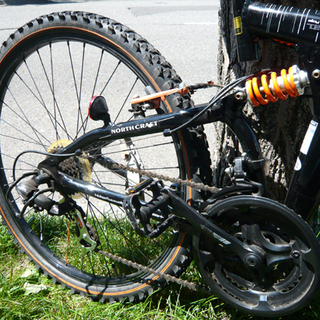 札幌 26インチ 折り畳み 自転車 ドッペルギャンガー MTB ブラッグガーズ702 18段変速 Wサス マウンテンバイク