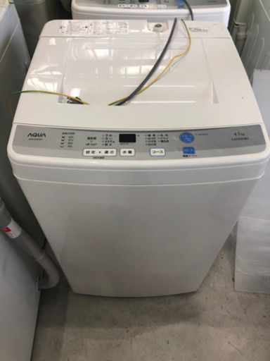 アクア　AQWーS４５Ｄ　4.５キロ洗濯機