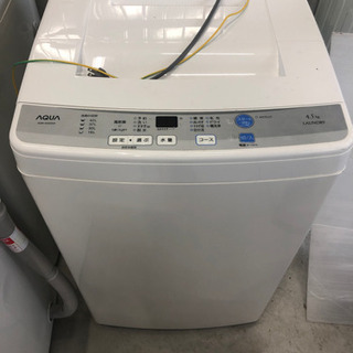 アクア　AQWーS４５Ｄ　4.５キロ洗濯機