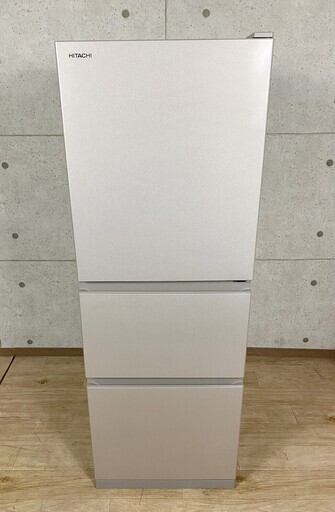7*23 美品★日立 HITACHI 冷蔵庫 3ドア 2020年製 R-27KV-1うるおいチルド 大型 256ℓ スリム幅