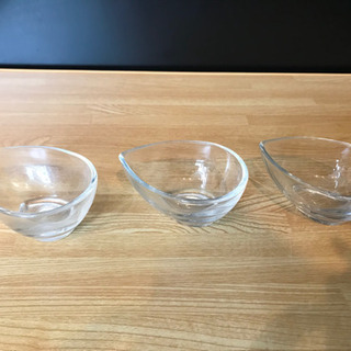 透明ガラス小鉢