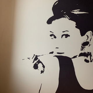 オードリーヘップバーン パネル 絵 IKEA IKEAオードリーヘップバーン