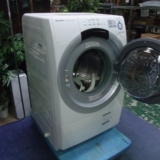 ポンパドー ビター ☆2016年製☆ SHARP ES-S7A ドラム洗濯機 7キロ/3.5