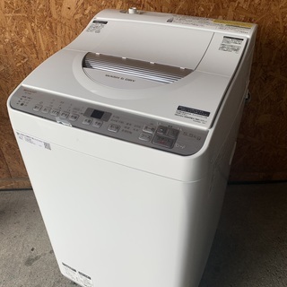 シャープ 乾燥機付洗濯機 高年式2019年 数回の使用のため美品