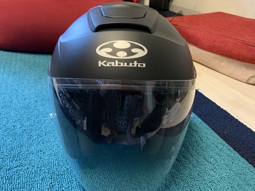 OGK Kabuto ASAGI  Lサイズ ジェットヘルメット ブラックメタル