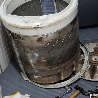 洗濯機の洗濯槽の汚れの画像
