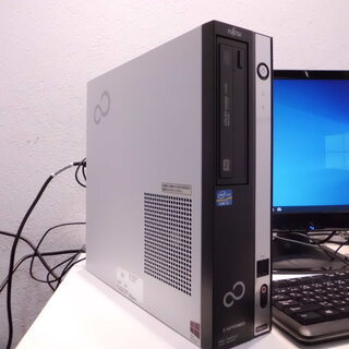 【Win10】富士通 D582/FX Core i5-3470 メモリ4GB　モニターセット Win10】富士通 D582/FX Core i5-3470 メモリ4GB モニターセット
