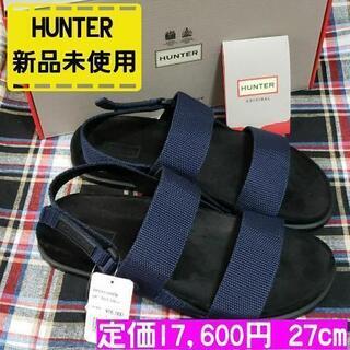 27cm 新品未使用 メンズ HUNTER ウェビングフットベッ...